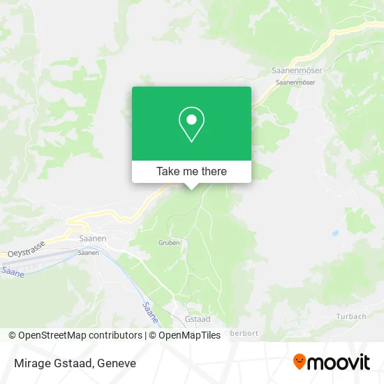 Mirage Gstaad map