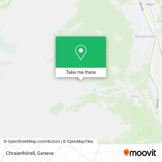 Chraienhöreli map
