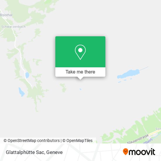 Glattalphütte Sac map