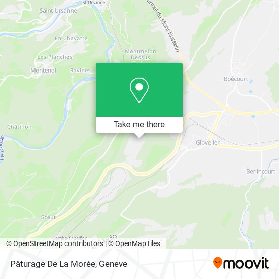 Pâturage De La Morée plan