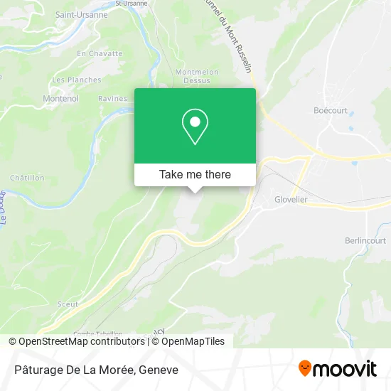 Pâturage De La Morée map