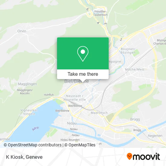 K Kiosk map