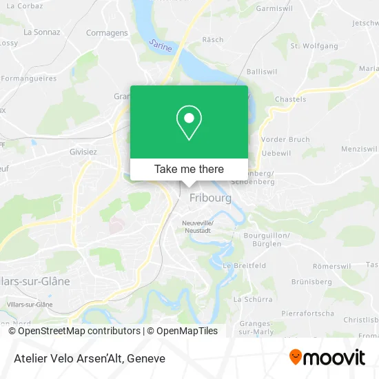 Atelier Velo Arsen’Alt map