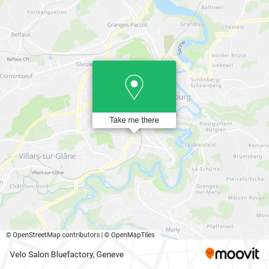 Velo Salon Bluefactory map