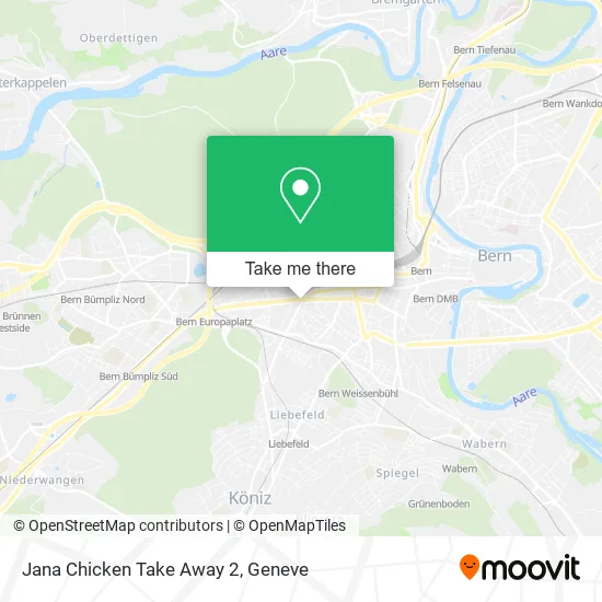 Jana Chicken Take Away 2 map