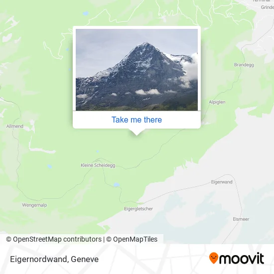 Eigernordwand map