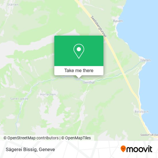 Sägerei Bissig map
