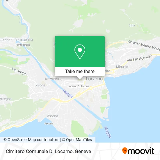 Cimitero Comunale Di Locarno map