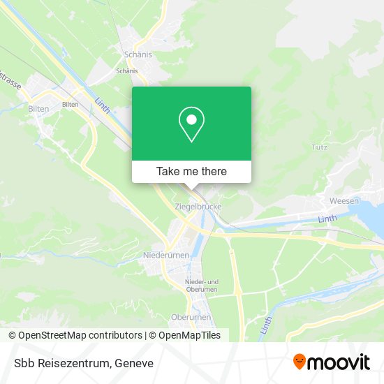 Sbb Reisezentrum map