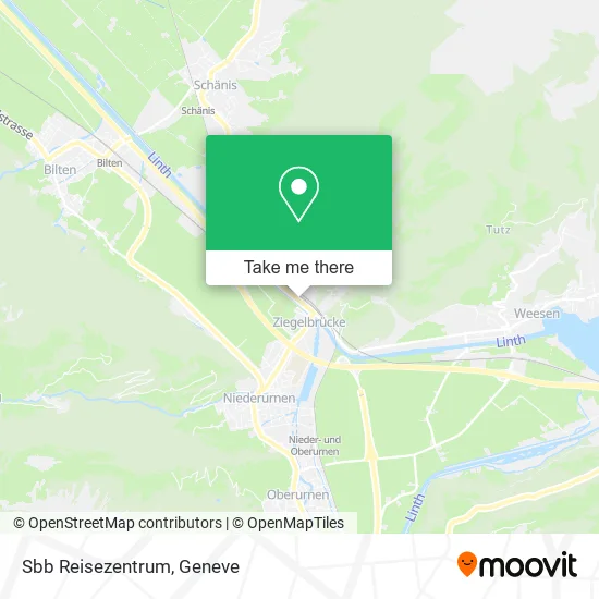 Sbb Reisezentrum map