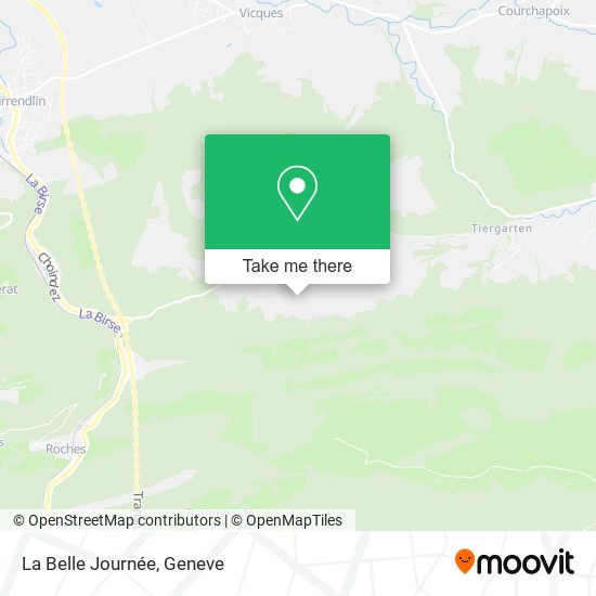La Belle Journée map