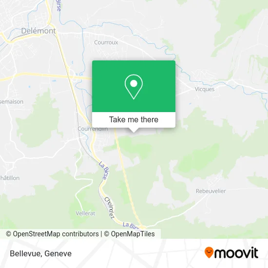 Bellevue map