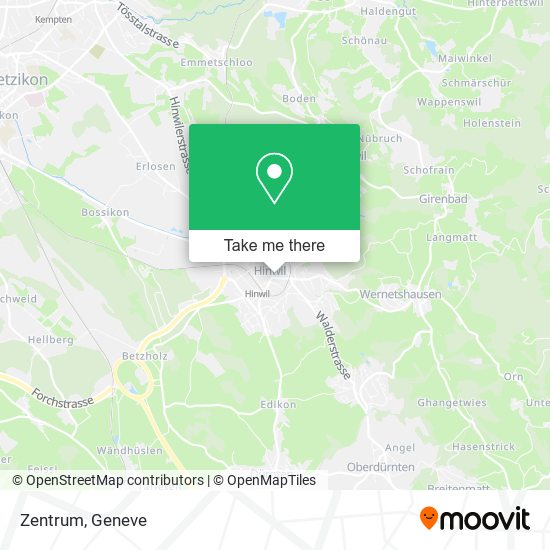 Zentrum map