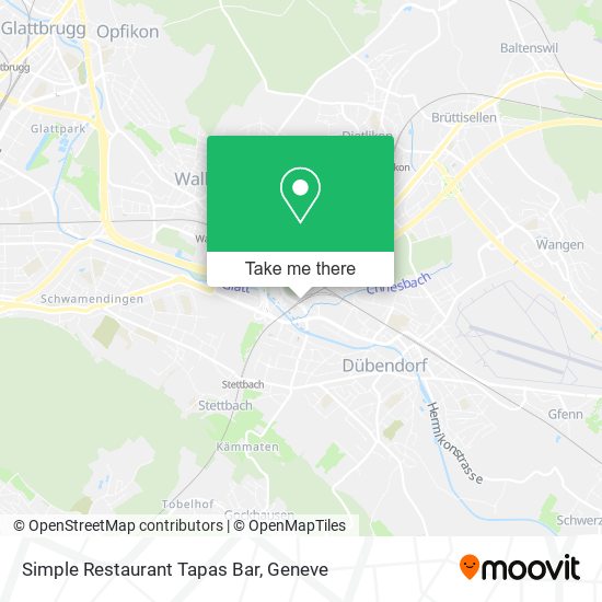 Simple Restaurant Tapas Bar map