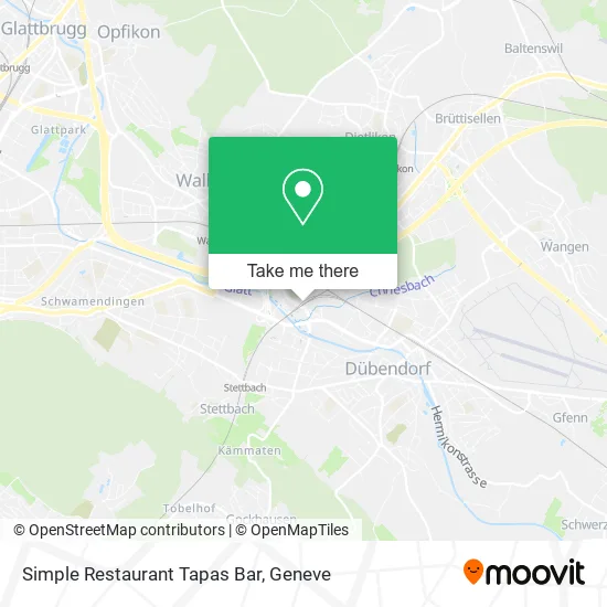 Simple Restaurant Tapas Bar map