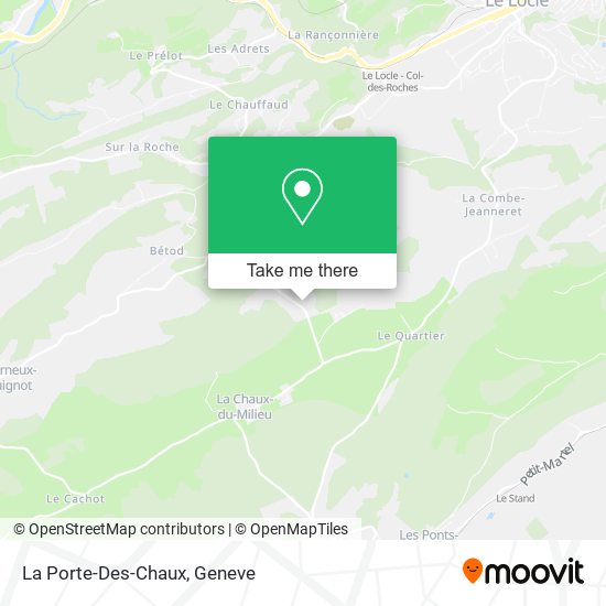 La Porte-Des-Chaux map