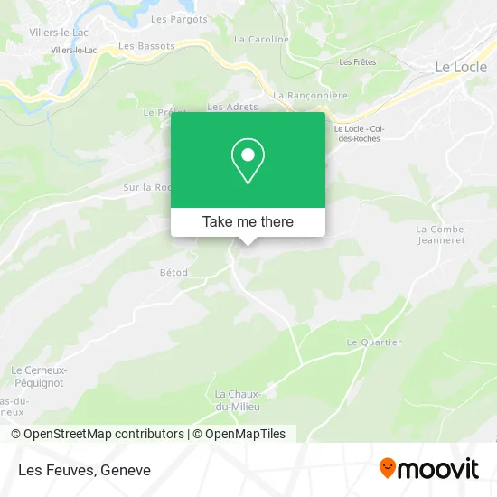 Les Feuves map