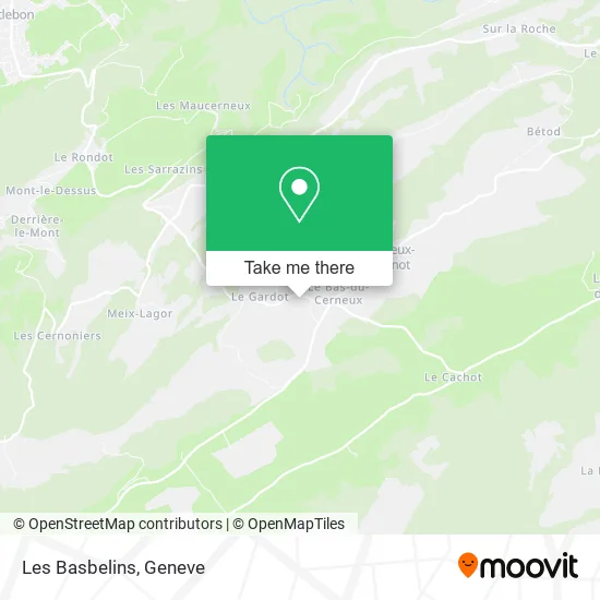 Les Basbelins map
