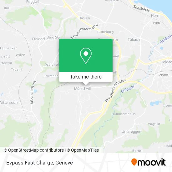 Evpass Fast Charge map