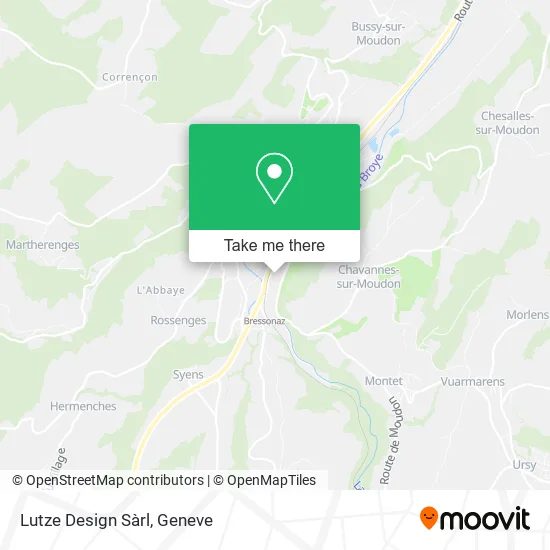 Lutze Design Sàrl map