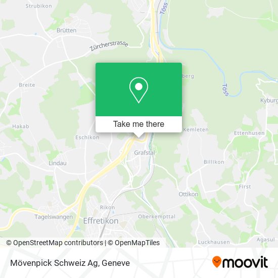 Mövenpick Schweiz Ag map