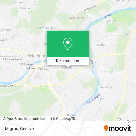 Migros map