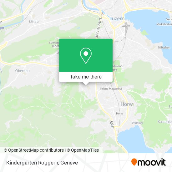 Kindergarten Roggern map