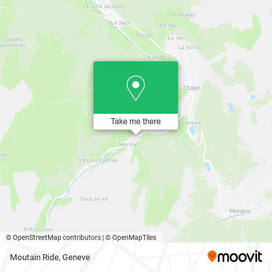 Moutain Ride map