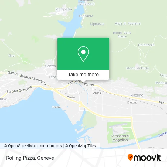 Rolling Pizza map