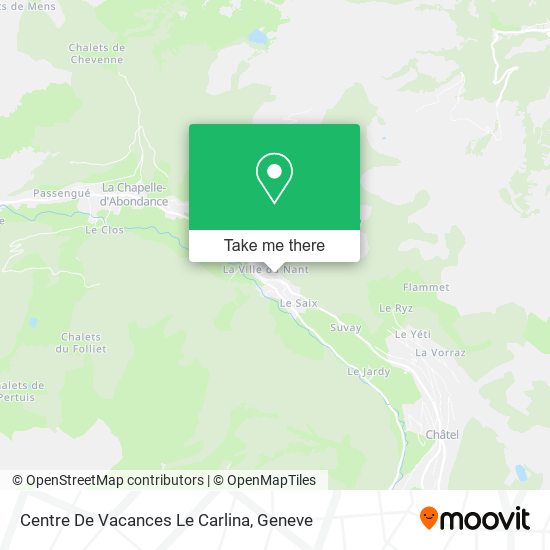 Centre De Vacances Le Carlina map