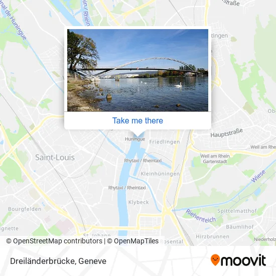 Dreiländerbrücke map