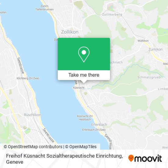 Freihof Küsnacht Sozialtherapeutische Einrichtung map