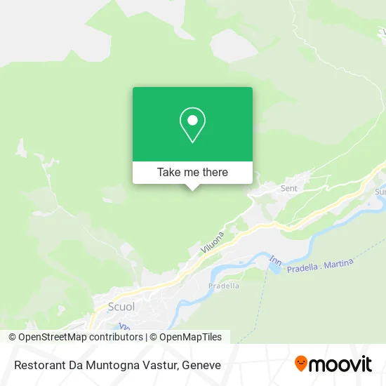 Restorant Da Muntogna Vastur map