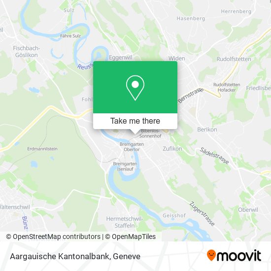 Aargauische Kantonalbank map