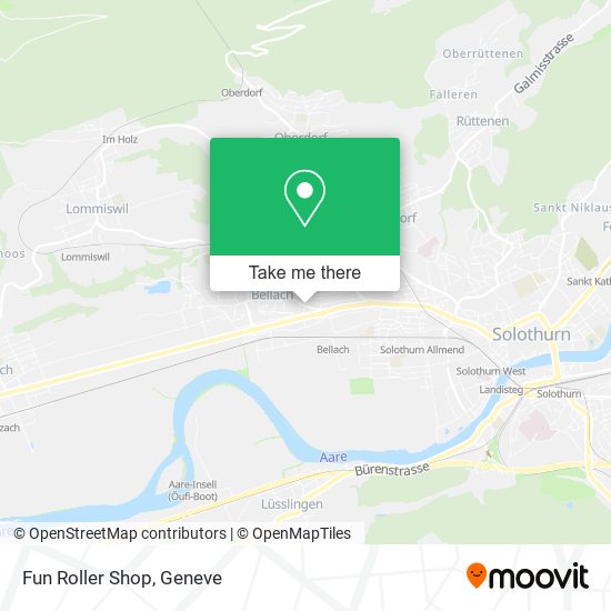 Fun Roller Shop map