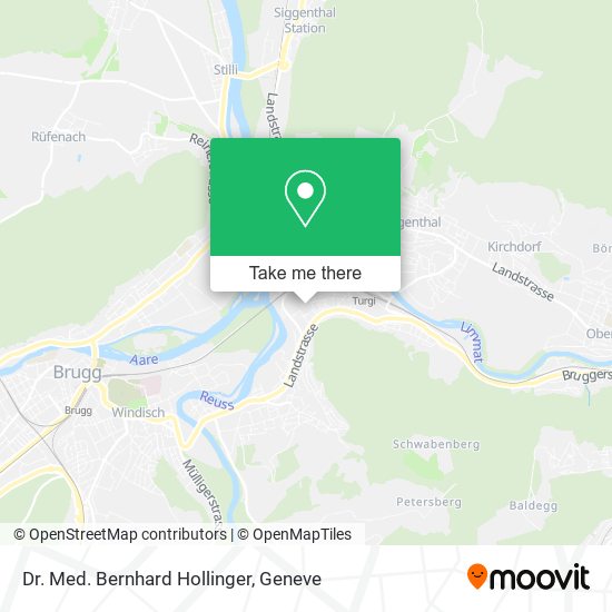 Dr. Med. Bernhard Hollinger map