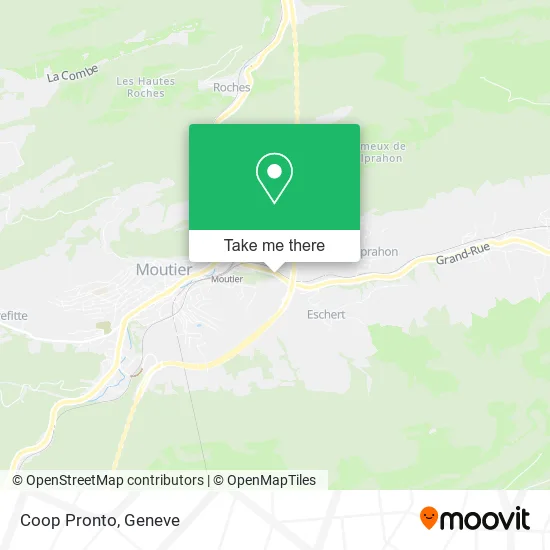Coop Pronto map