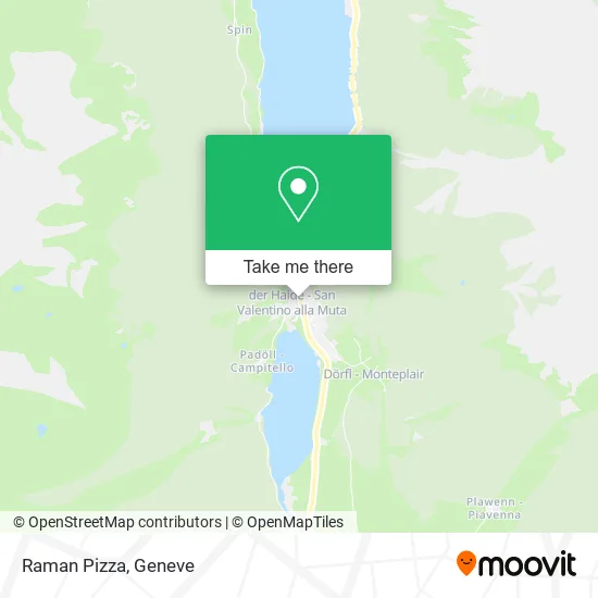 Raman Pizza map