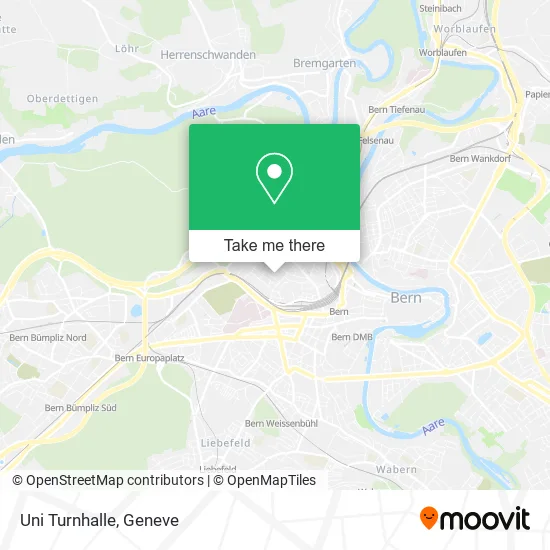 Uni Turnhalle map