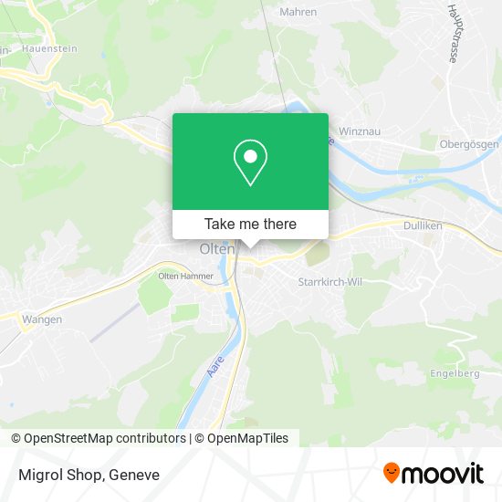 Migrol Shop map