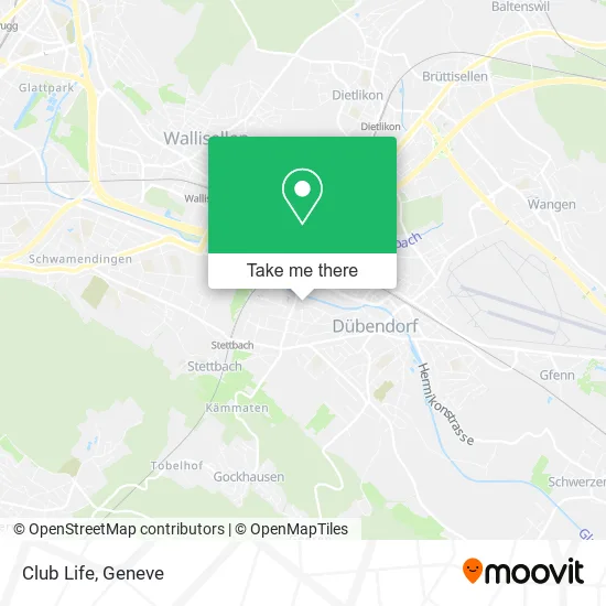 Club Life map