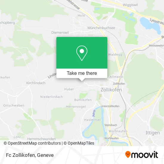 Fc Zollikofen map