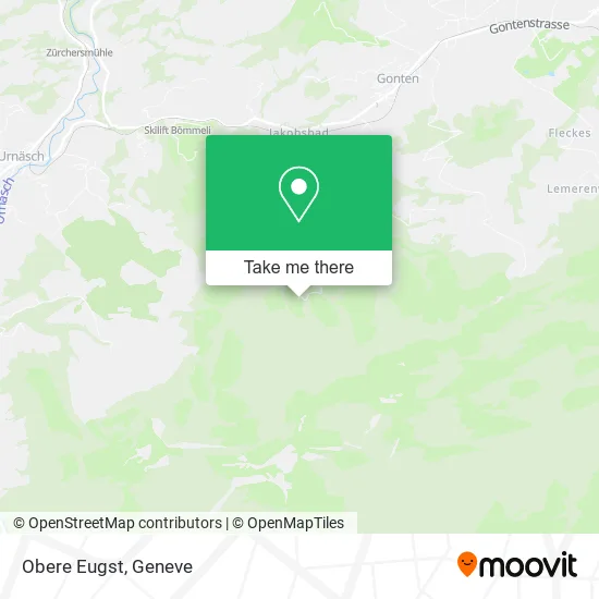Obere Eugst map