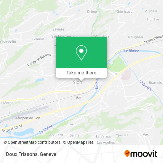 Doux Frissons map