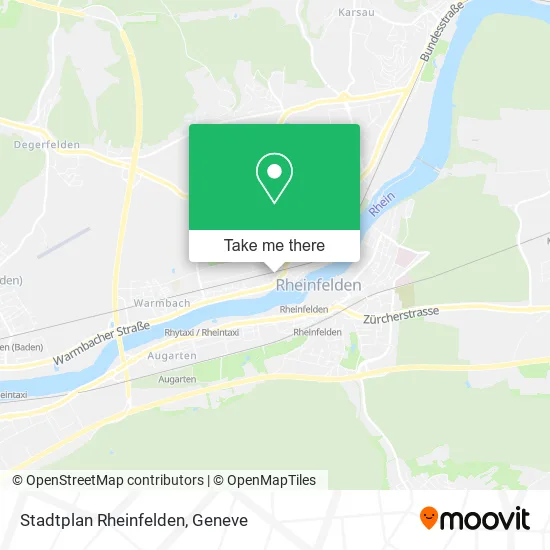 Stadtplan Rheinfelden map