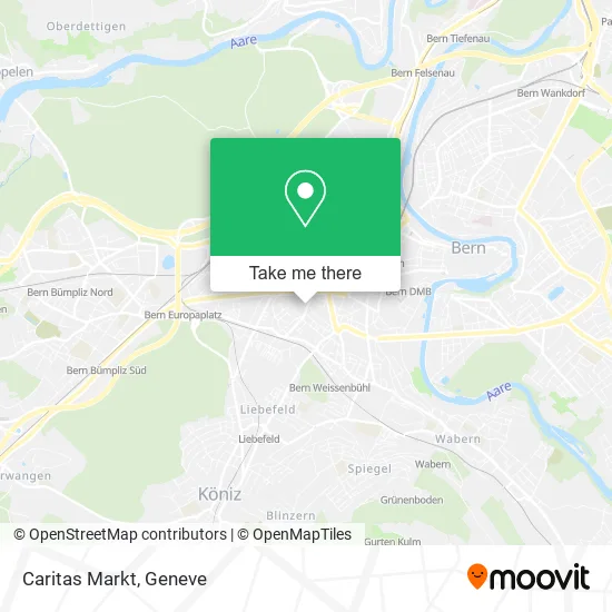 Caritas Markt map