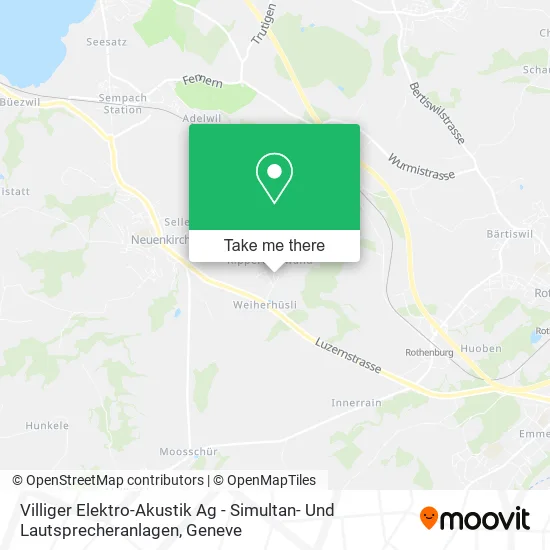 Villiger Elektro-Akustik Ag - Simultan- Und Lautsprecheranlagen map