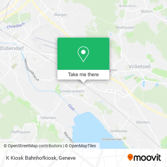 K Kiosk Bahnhofkiosk map