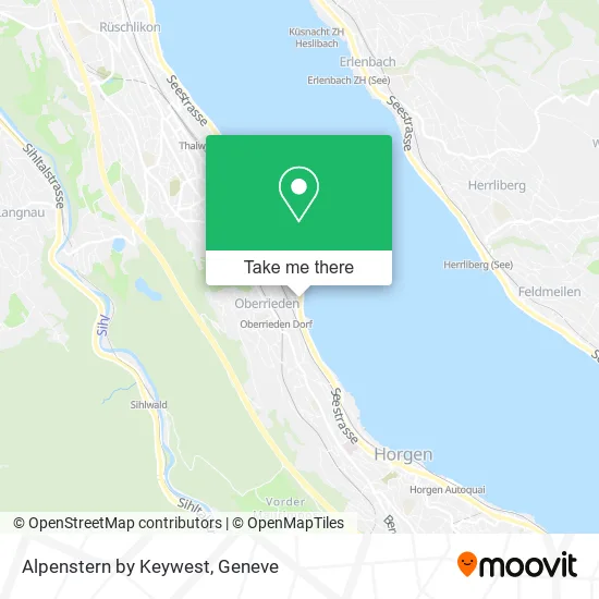 Alpenstern by Keywest map