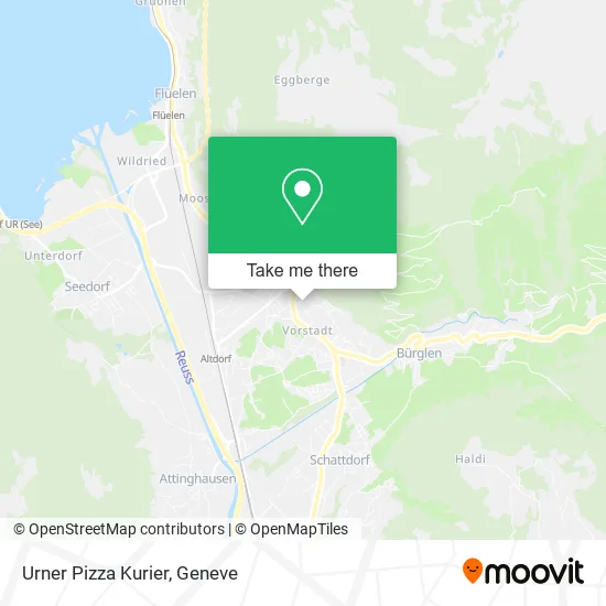 Urner Pizza Kurier map